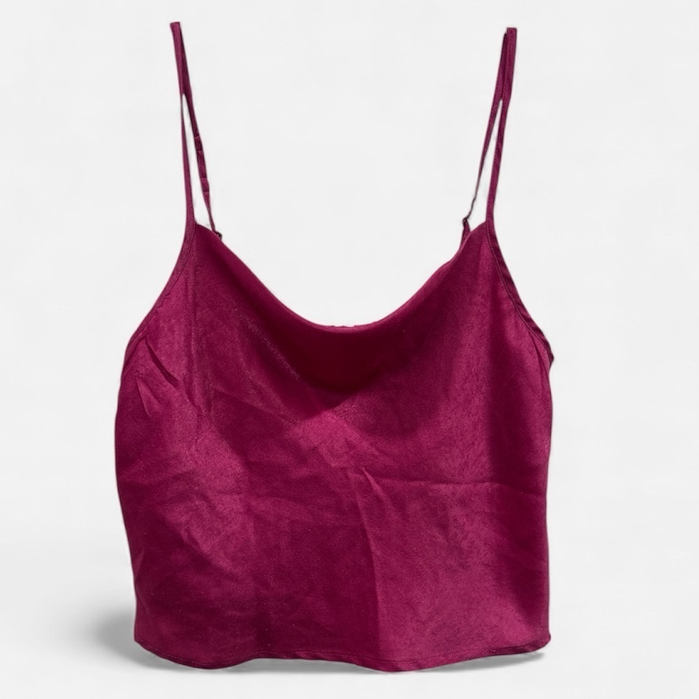 Elegant Burgundy Women's Top